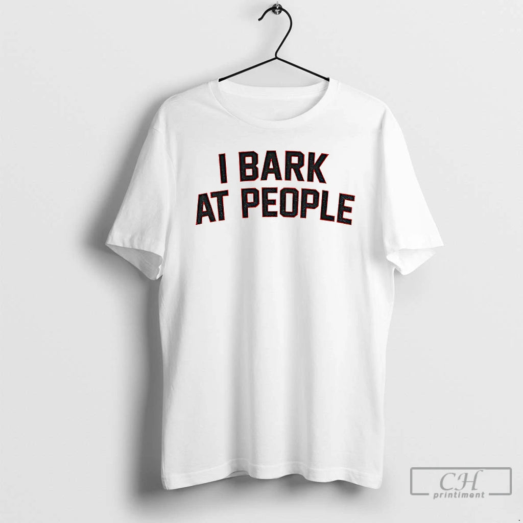 Premium I Bark At People Georgia Bulldogs T-Shirts, Hoodie, Sweatshirt | PopFlextees.com