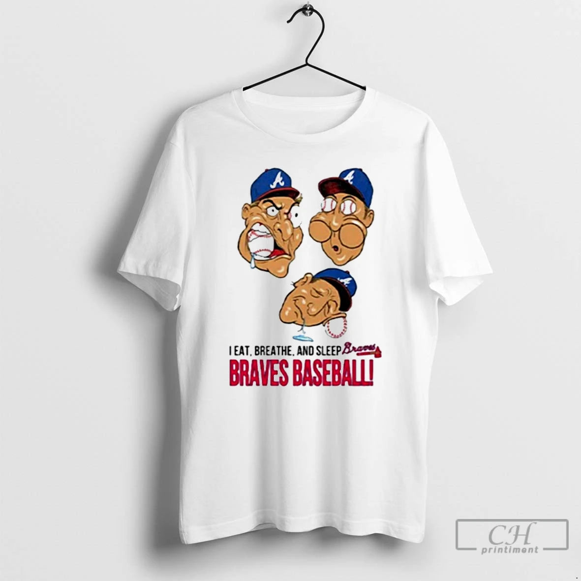 Premium I Eat Breathe And Sleep Braves Baseball T-Shirts, Hoodie, Sweatshirt | PopFlextees.com