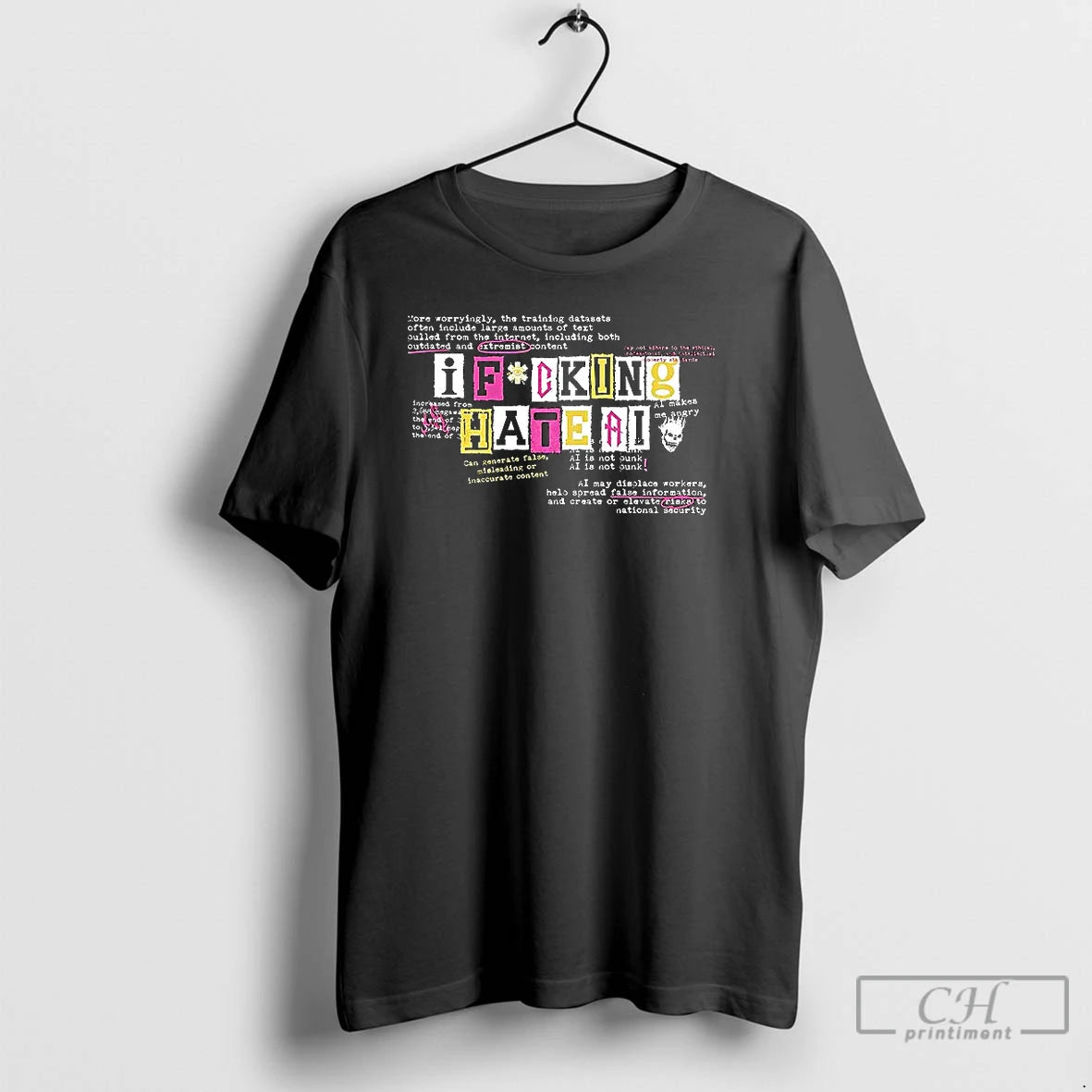 Premium I Fucking Hate Ai T-Shirts, Hoodie, Sweatshirt | PopFlextees.com