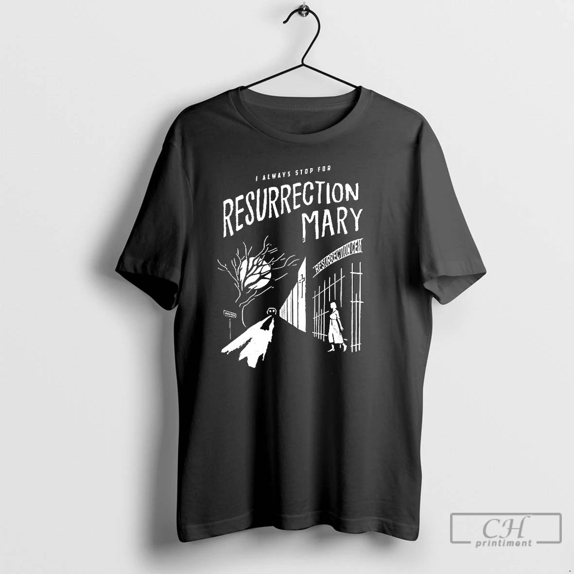 Premium I Always Stop Resurrection Mary Silhouette T-Shirts, Hoodie, Sweatshirt | PopFlextees.com