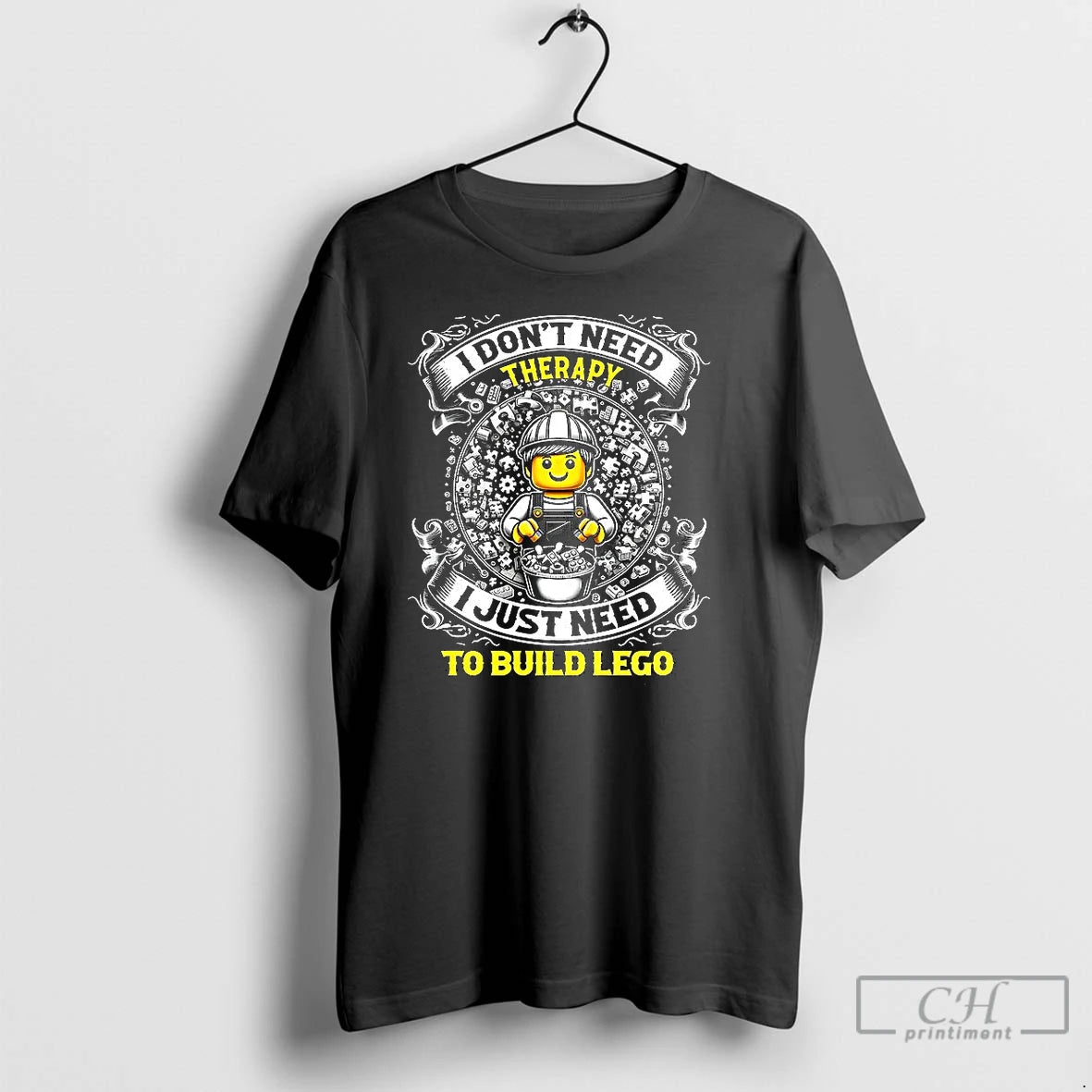 Premium I Dont Need Therapy I Just Need To Build Lego Worker T Shirts Sweater Hoodie, Sweatshirt | PopFlextees.com