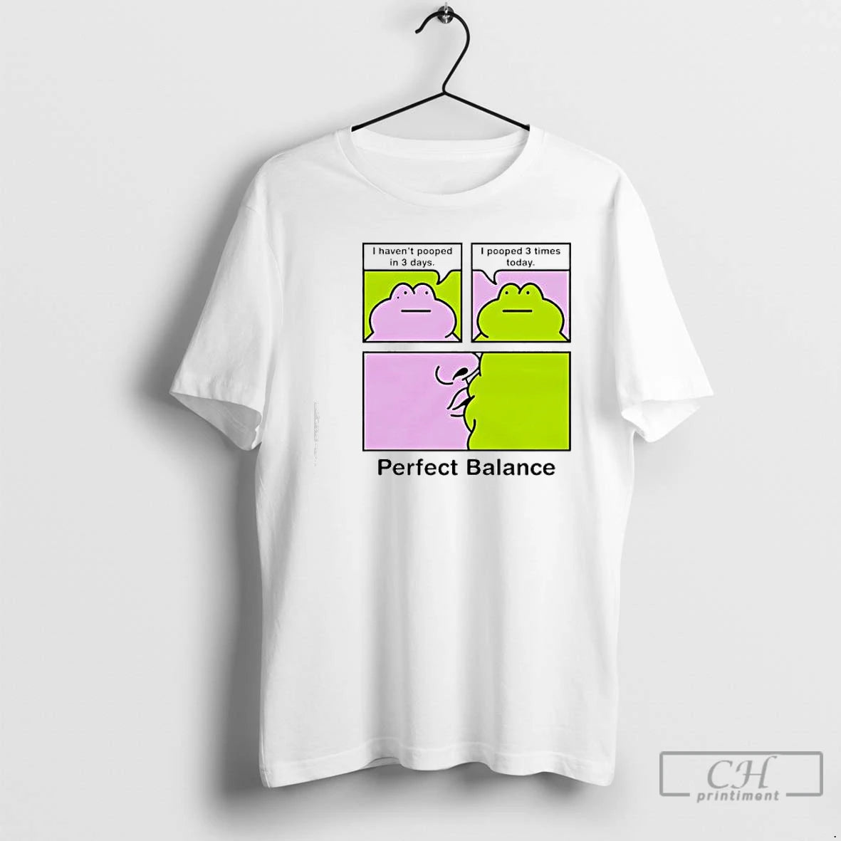 Premium I Havent Pooped In 3 Days I Pooped 3 Times Today Perfect Balance T-Shirts, Hoodie, Sweatshirt | PopFlextees.com