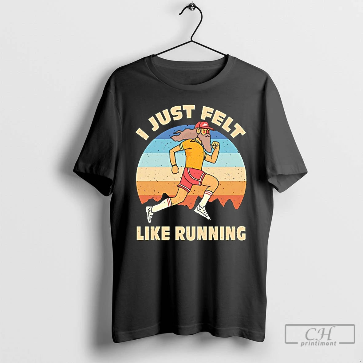 Premium I Just Felt Like Running Accidental Running Club Vintage T-Shirts, Hoodie, Sweatshirt | PopFlextees.com