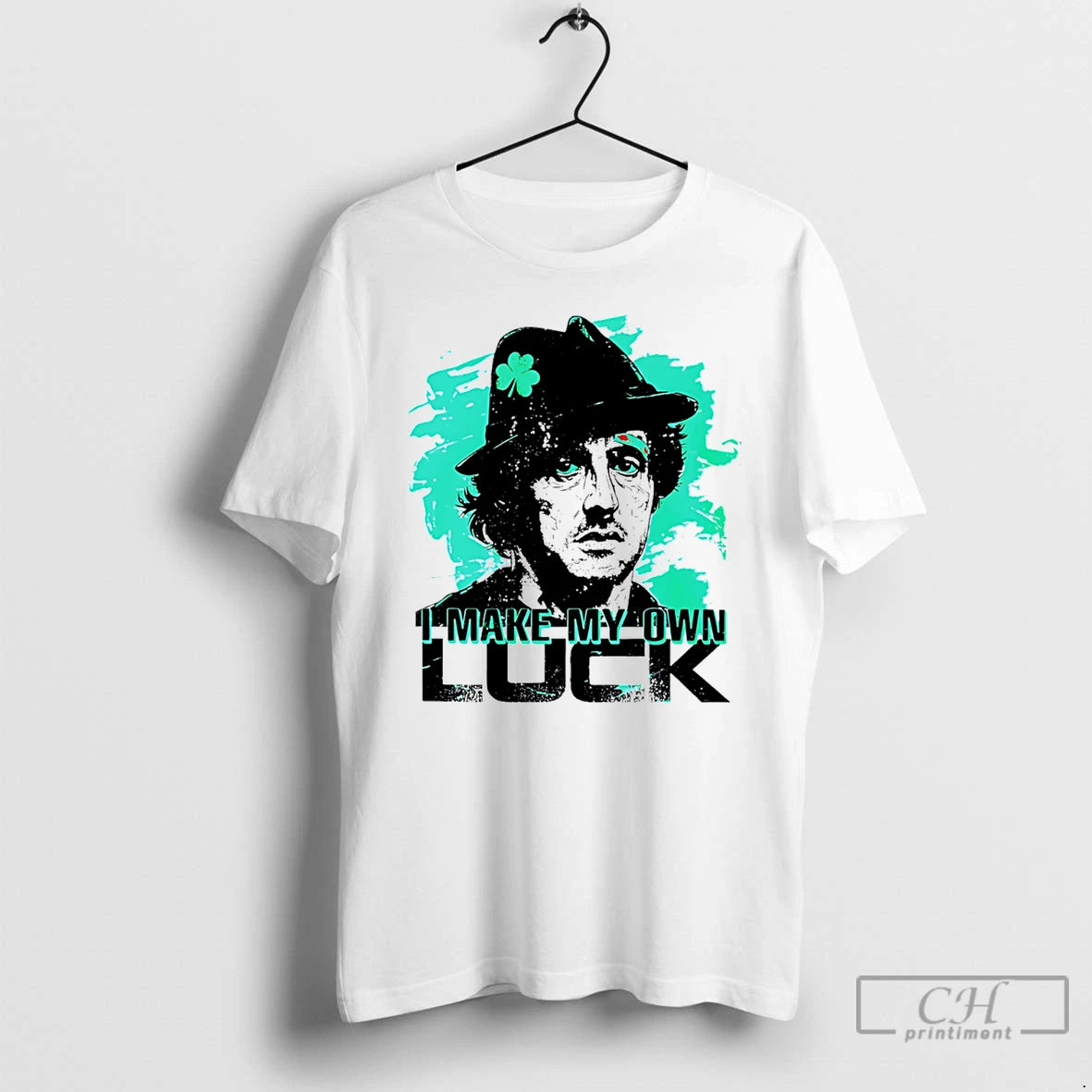 Premium I Make My Own Luck Lucky Rocky St Patricks Day T-Shirts, Hoodie, Sweatshirt | PopFlextees.com