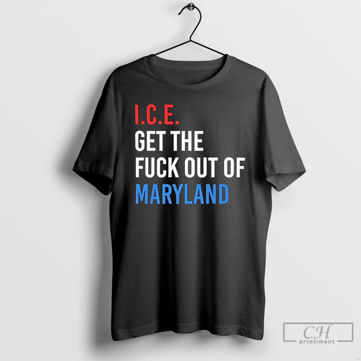 Premium Ice Get The Fuck Out Of Maryland T-Shirts, Hoodie, Sweatshirt | PopFlextees.com