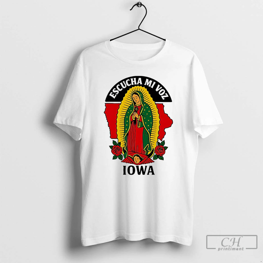 Premium Ice Out Of Iowa Our Lady Of Guadalupe T-Shirts, Hoodie, Sweatshirt | PopFlextees.com