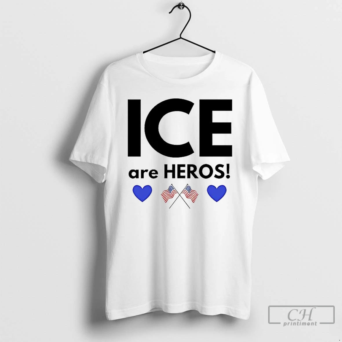 Premium Ice Are Heroes Us Flag T-Shirts, Hoodie, Sweatshirt | PopFlextees.com