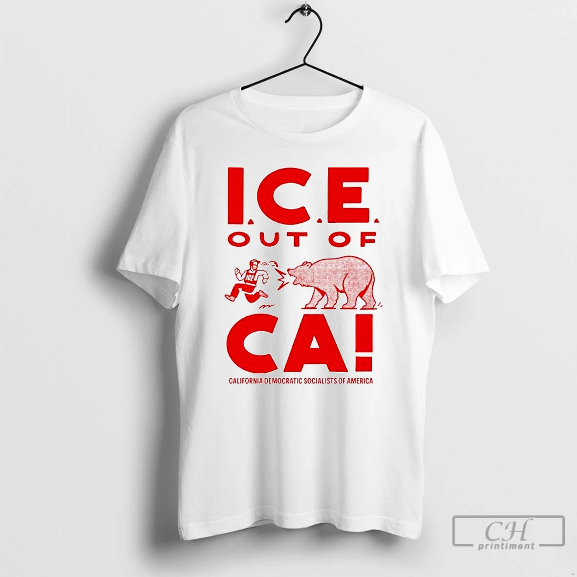 Premium Ice Out Of Ca California Democratic Socialists Of America Ornaments T-Shirts, Hoodie, Sweatshirt | PopFlextees.com