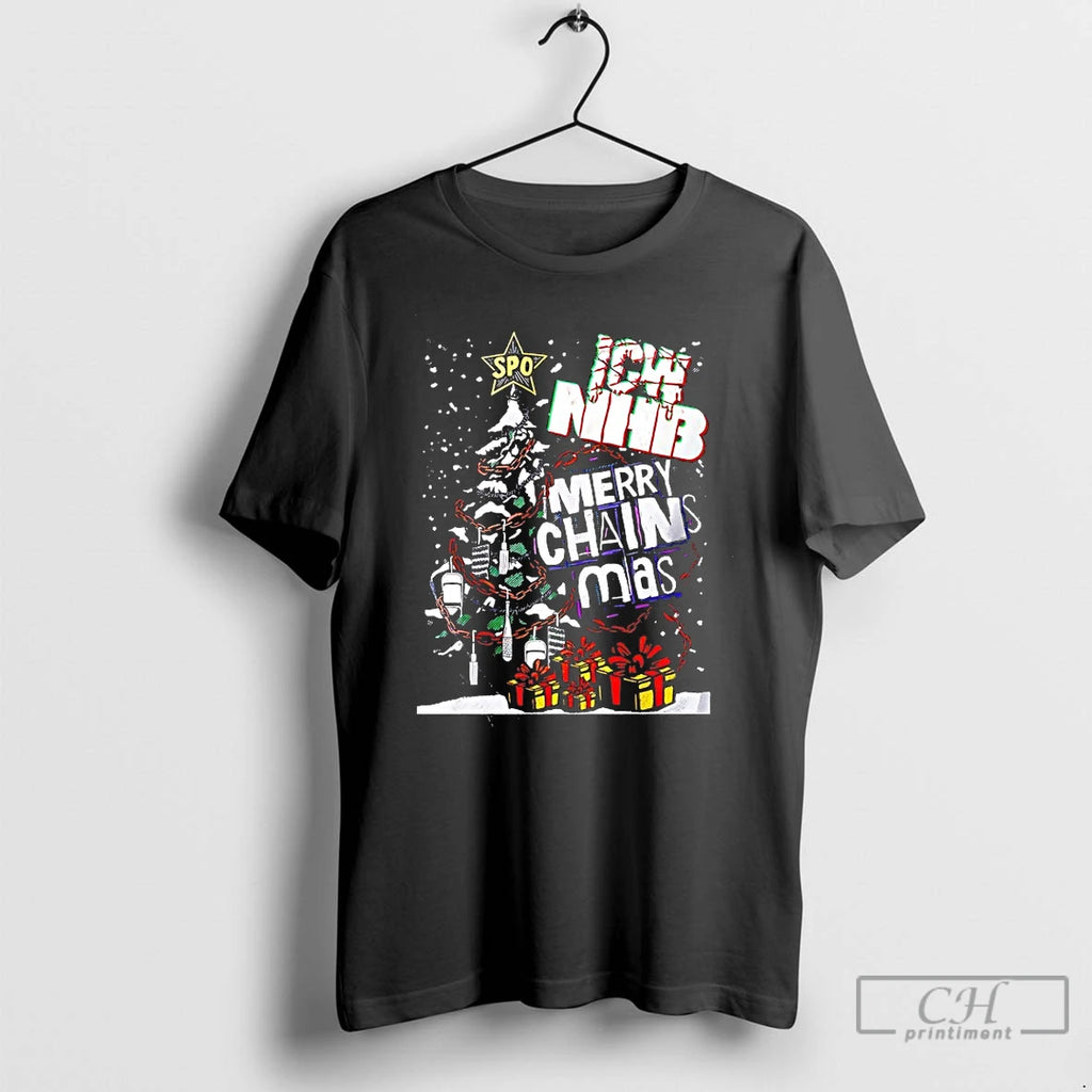 Premium Icw Nhb Merry Chains Mas T-Shirts, Hoodie, Sweatshirt | PopFlextees.com
