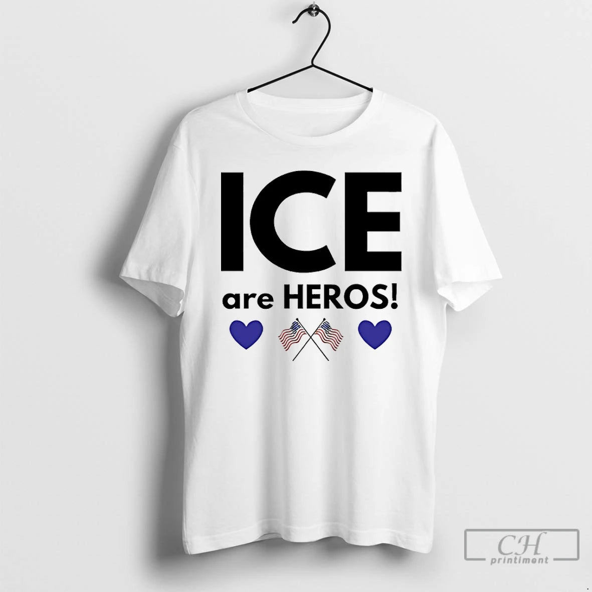 Premium Ice Are Heroes American Flag T-Shirts, Hoodie, Sweatshirt | PopFlextees.com