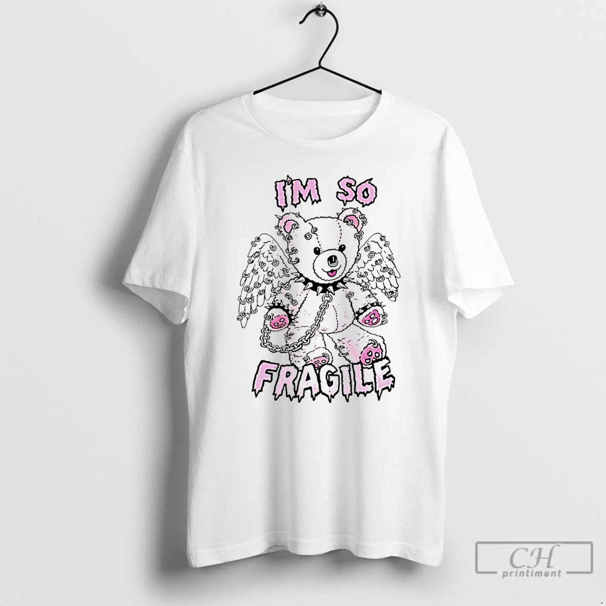 Premium Im So Fragile Bear T-Shirts, Hoodie, Sweatshirt | PopFlextees.com