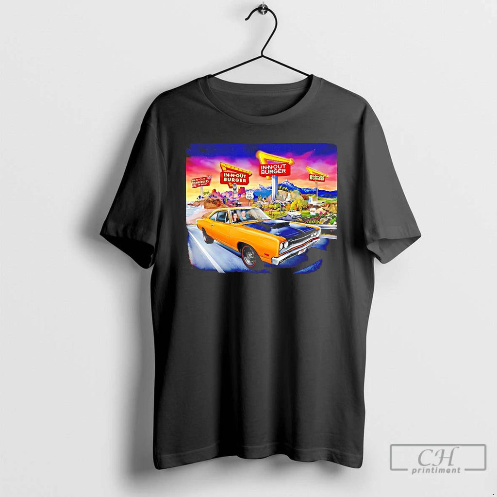 Premium In N Out Burger Route 66 T-Shirts, Hoodie, Sweatshirt | PopFlextees.com