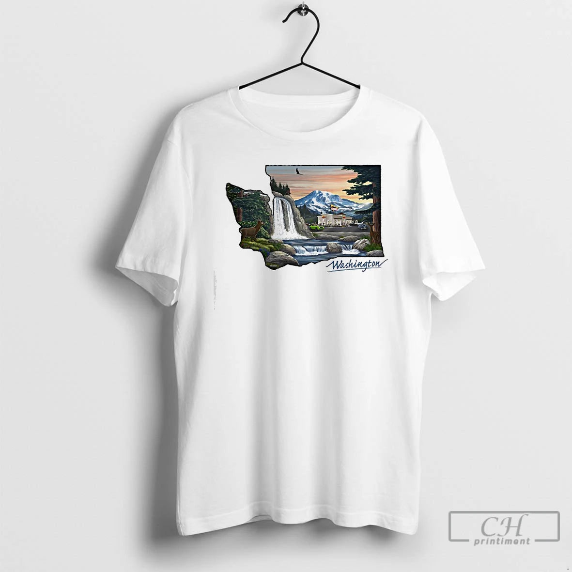 Premium In N Out Burger In Mount St Helens Washington T-Shirts, Hoodie, Sweatshirt | PopFlextees.com