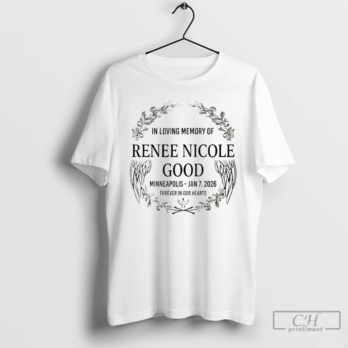 Premium In Loving Memory Of Renee Nicole Good Forever In Our Hearts T Shirts Sweater Hoodie, Sweatshirt | PopFlextees.com