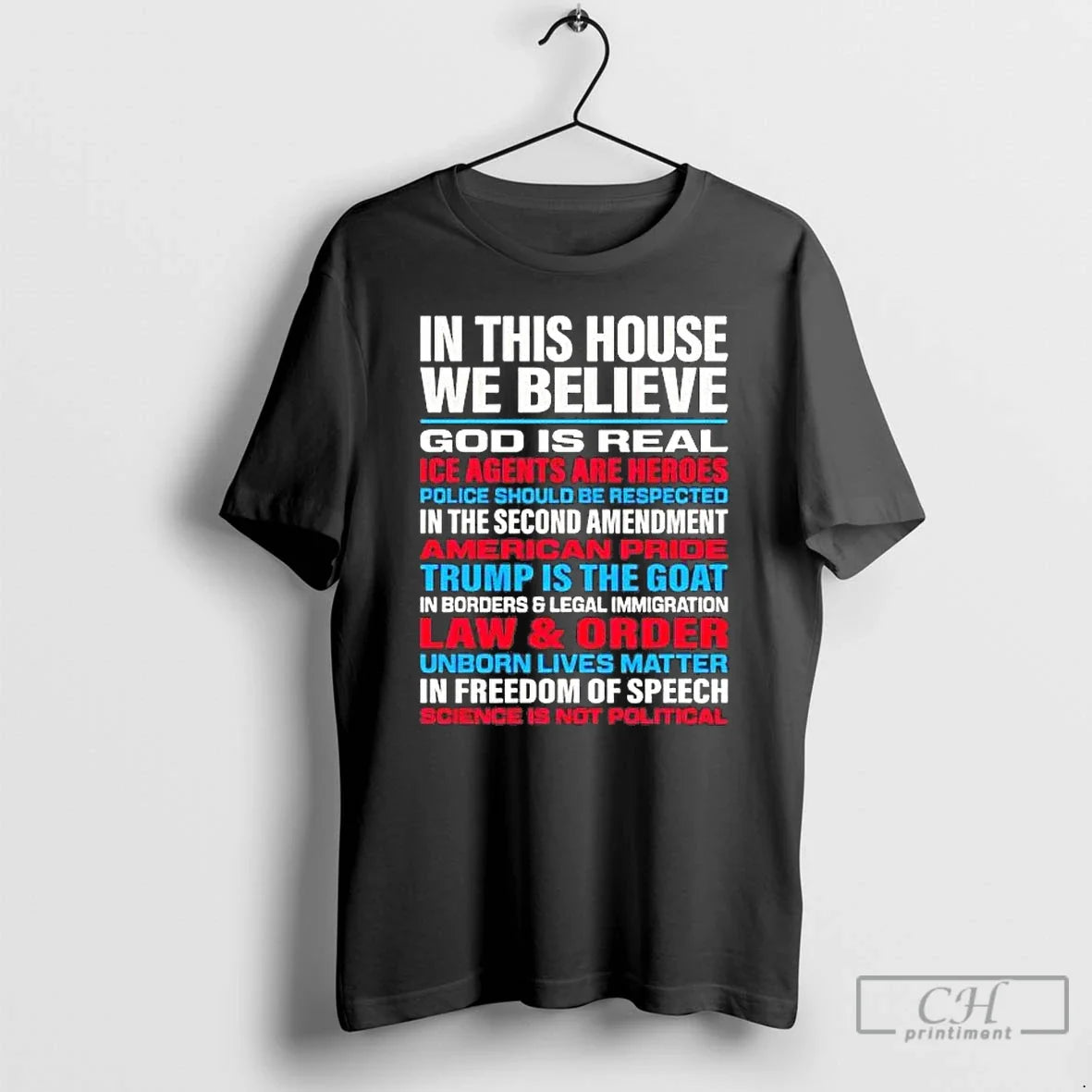 This House We Believe God Is Real Ice Agents Are Heroes T-Shirts, Hoodie, Sweatshirt