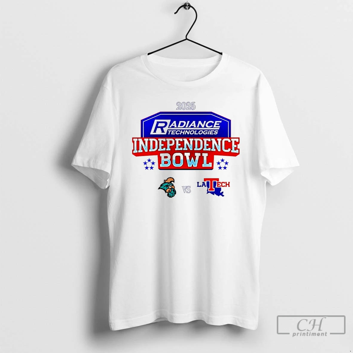 Premium Independence Bowl 2025 Coastal Carolina Vs Louisiana Tech T-Shirts, Hoodie, Sweatshirt | PopFlextees.com