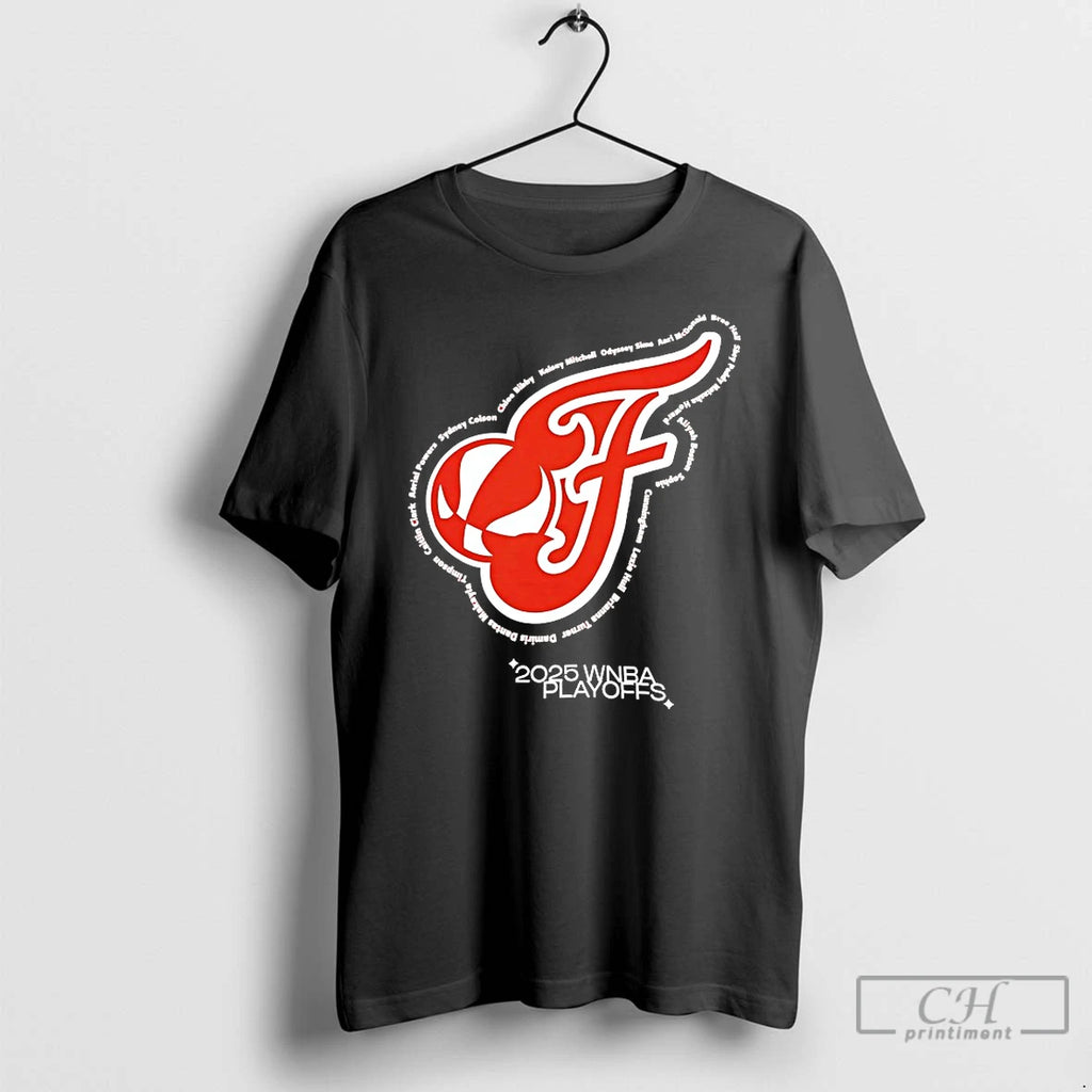 Premium Indiana Fever 2025 Wnba Playoffs Name Players T-Shirts, Hoodie, Sweatshirt | PopFlextees.com