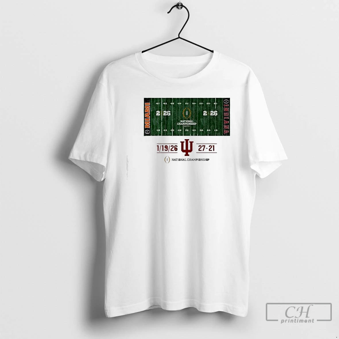 Premium Indiana Football Cfp National Champions Field T-Shirts, Hoodie, Sweatshirt | PopFlextees.com