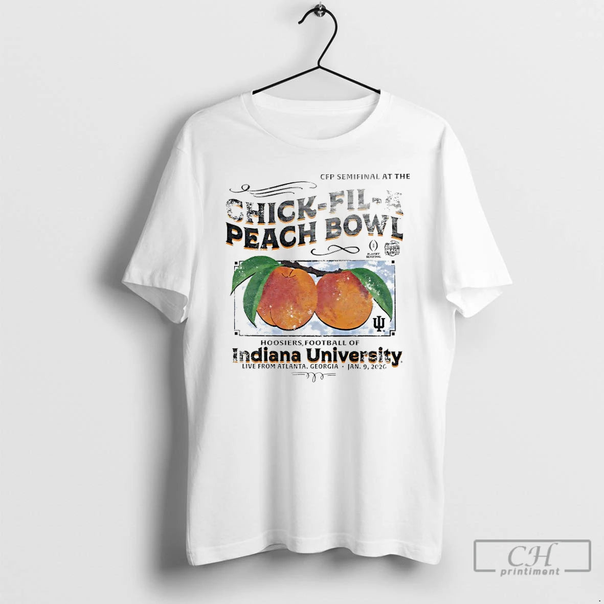 Premium Indiana University Football 2026 Chick Fil A Peach Bowl Vintage T-Shirts, Hoodie, Sweatshirt | PopFlextees.com