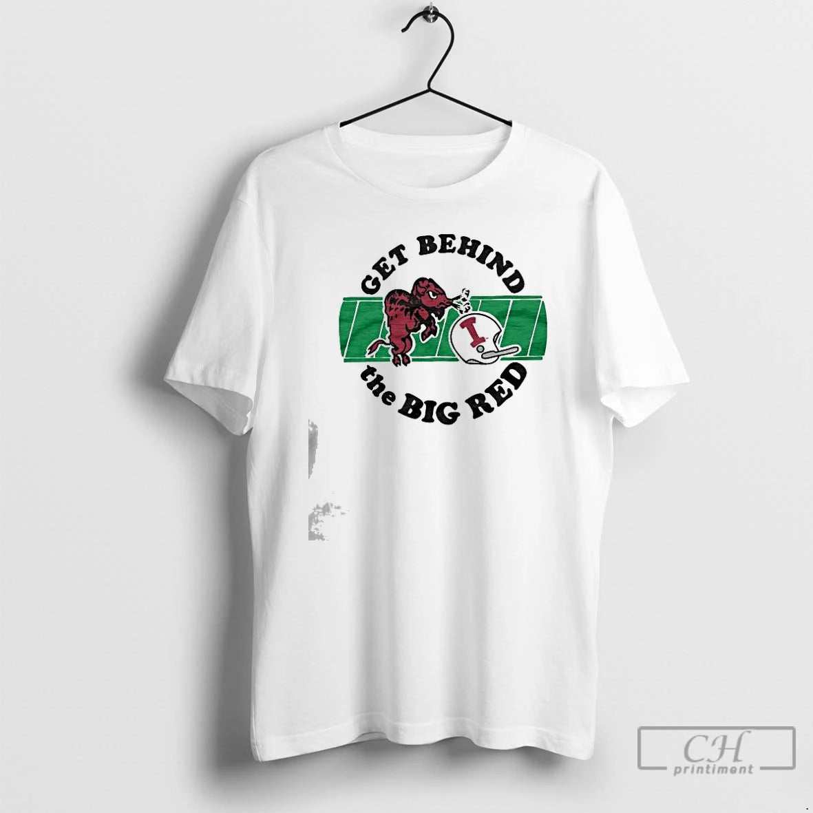 Premium Indiana University Get Behind The Big Red T-Shirts, Hoodie, Sweatshirt | PopFlextees.com