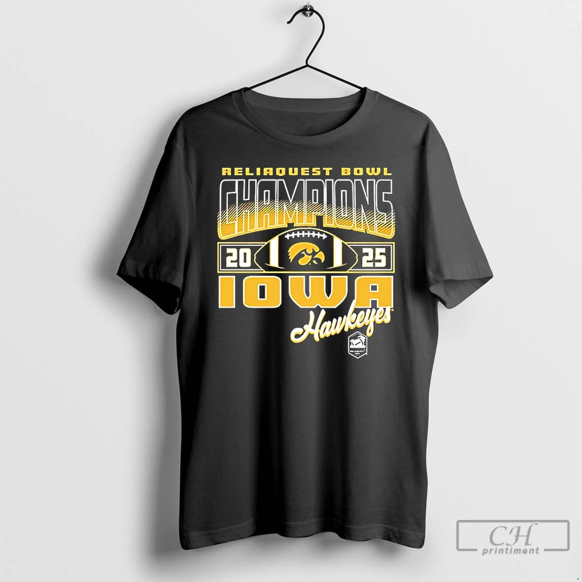 Premium Iowa Hawkeyes 2025 Reliaquest Bowl Champions T-Shirts, Hoodie, Sweatshirt | PopFlextees.com