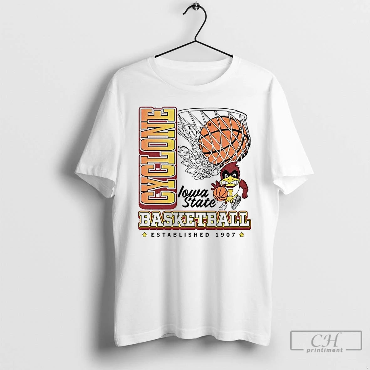 Premium Iowa State Basketball Established 1907 Hilton Coliseum T-Shirts, Hoodie, Sweatshirt | PopFlextees.com
