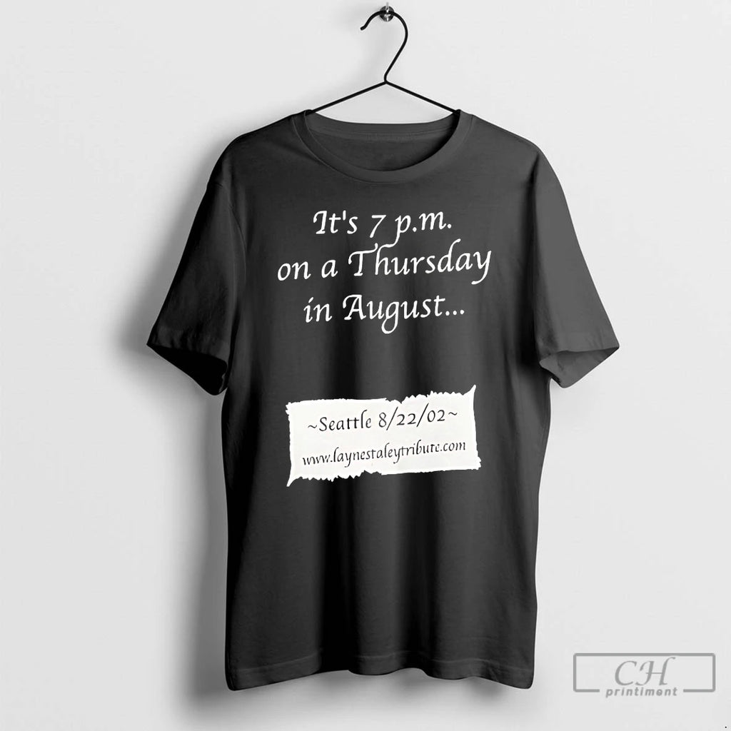 Premium Its 7 Pm On A Thursday In August T-Shirts, Hoodie, Sweatshirt | PopFlextees.com