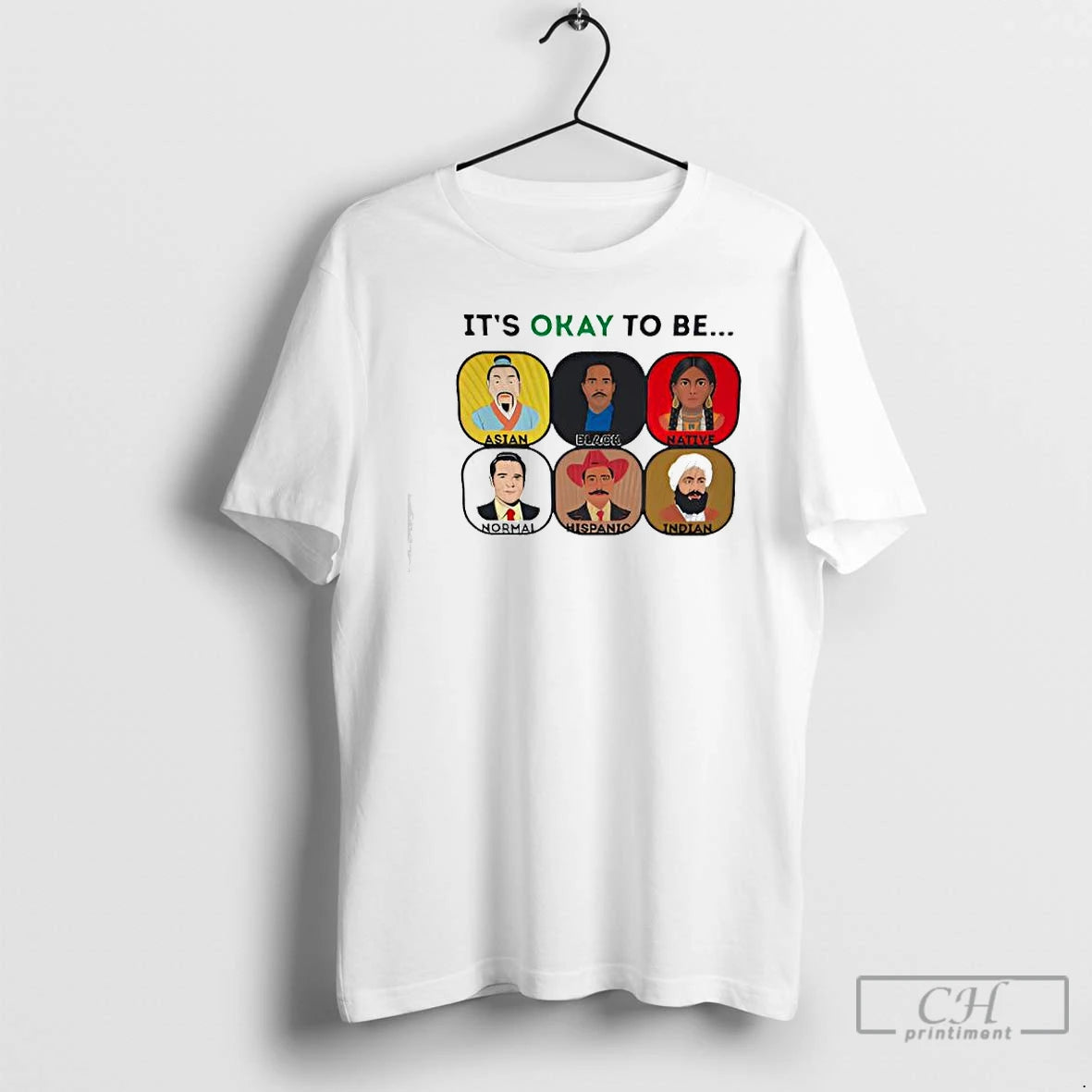 Premium Its Okay To Be Asian Native Normal Hispaniola Indian T-Shirts, Hoodie, Sweatshirt | PopFlextees.com