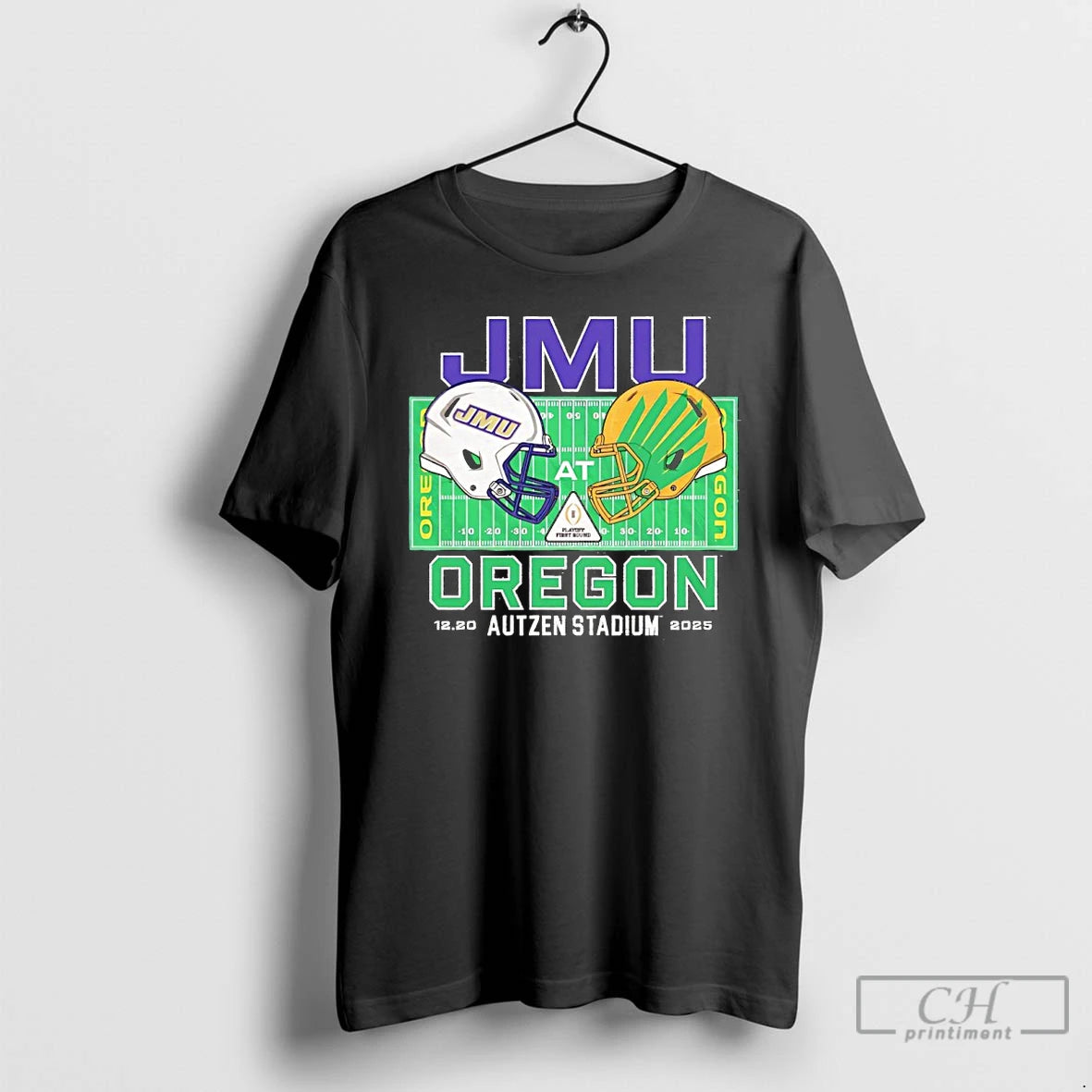 Premium Jmu Vs Oregon College Football Playoff Autzen Stadium 2025 T-Shirts, Hoodie, Sweatshirt | PopFlextees.com