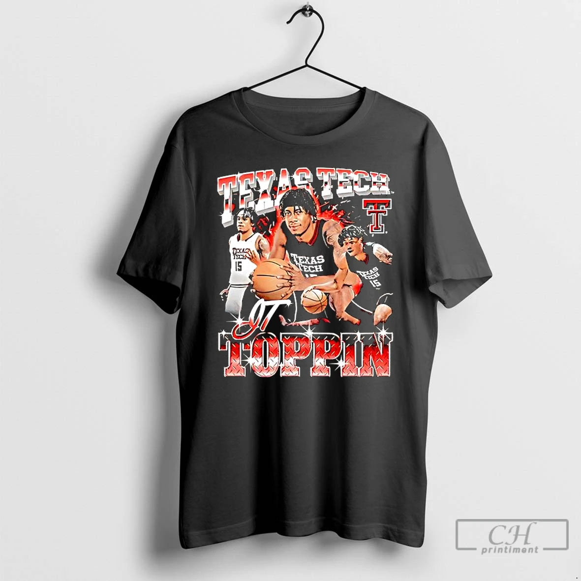 Premium Jt Toppin Texas Tech Red Raiders Basketball 90s T-Shirts, Hoodie, Sweatshirt | PopFlextees.com