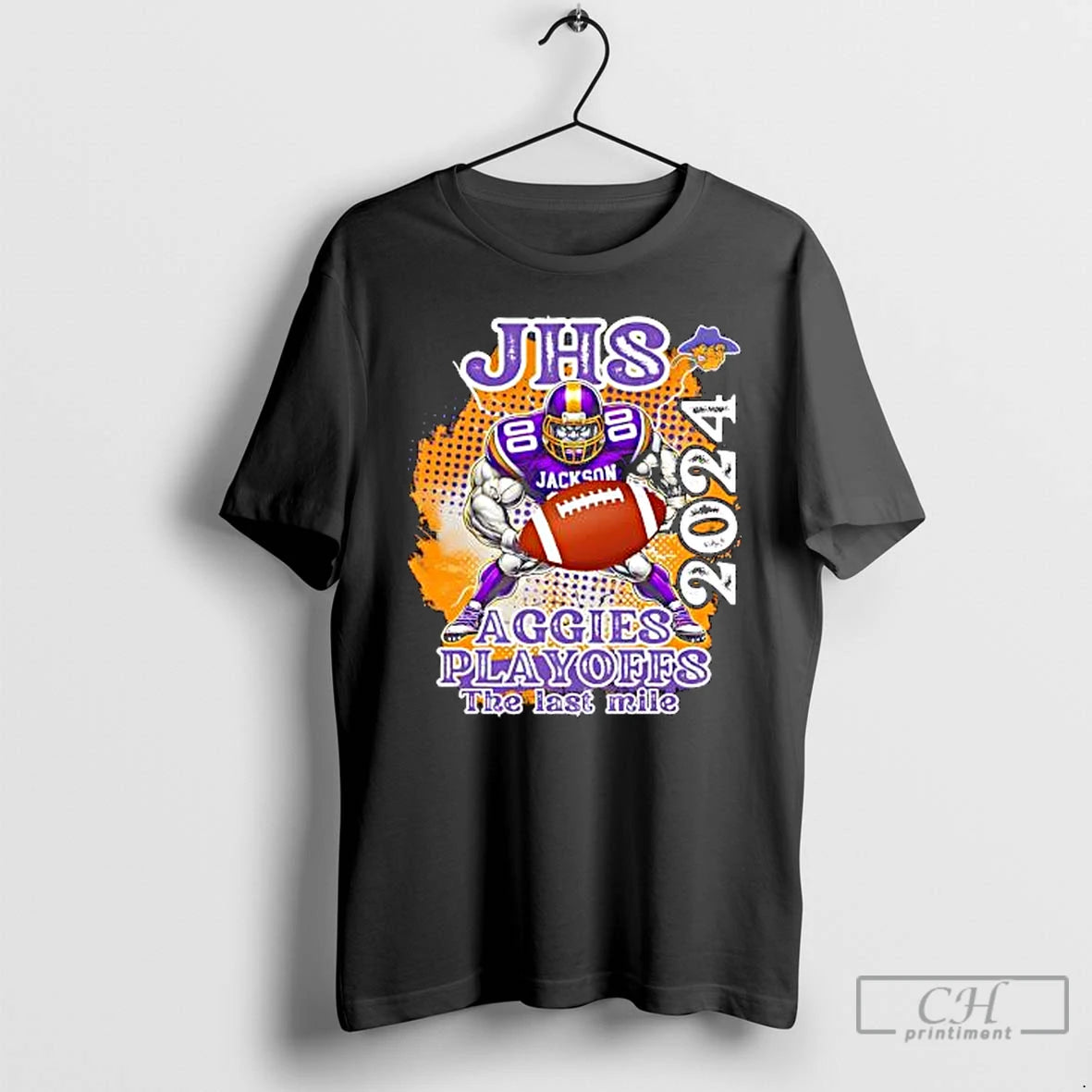 Premium Jackson High School Aggies Jhs 2025 Playoffs The Last Mile T-Shirts, Hoodie, Sweatshirt | PopFlextees.com