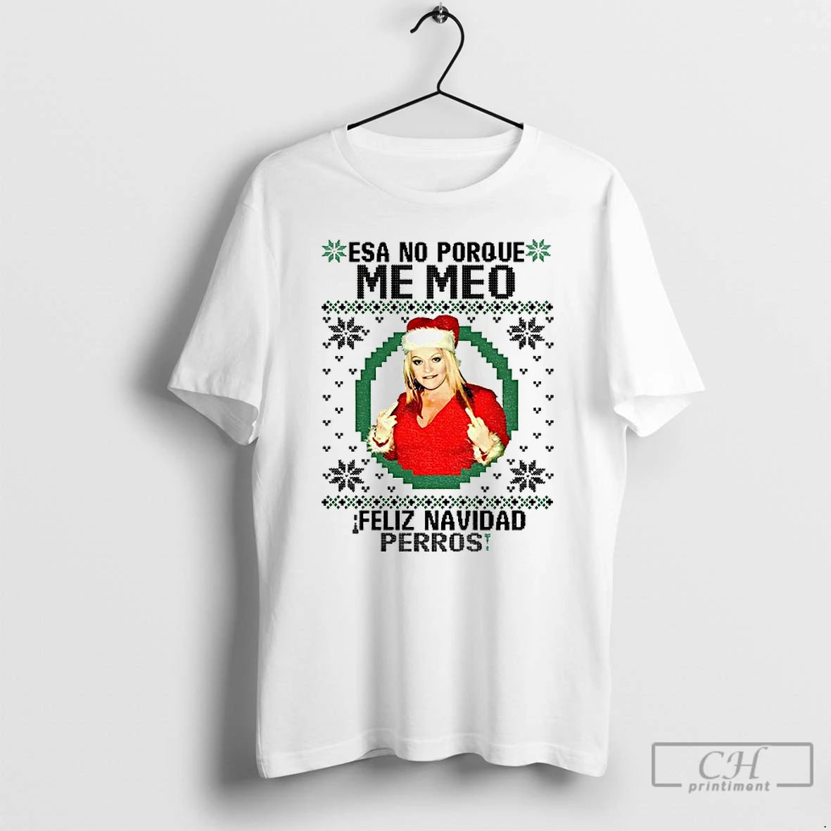 Premium Jenni Rivera Ugly Christmas Feliz Navidad Perros T-Shirts, Hoodie, Sweatshirt | PopFlextees.com