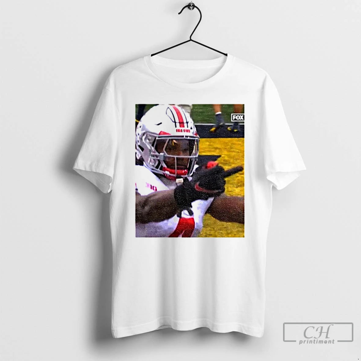 Premium Jeremiah Smith With The Marcus Hall Salute T-Shirts, Hoodie, Sweatshirt | PopFlextees.com