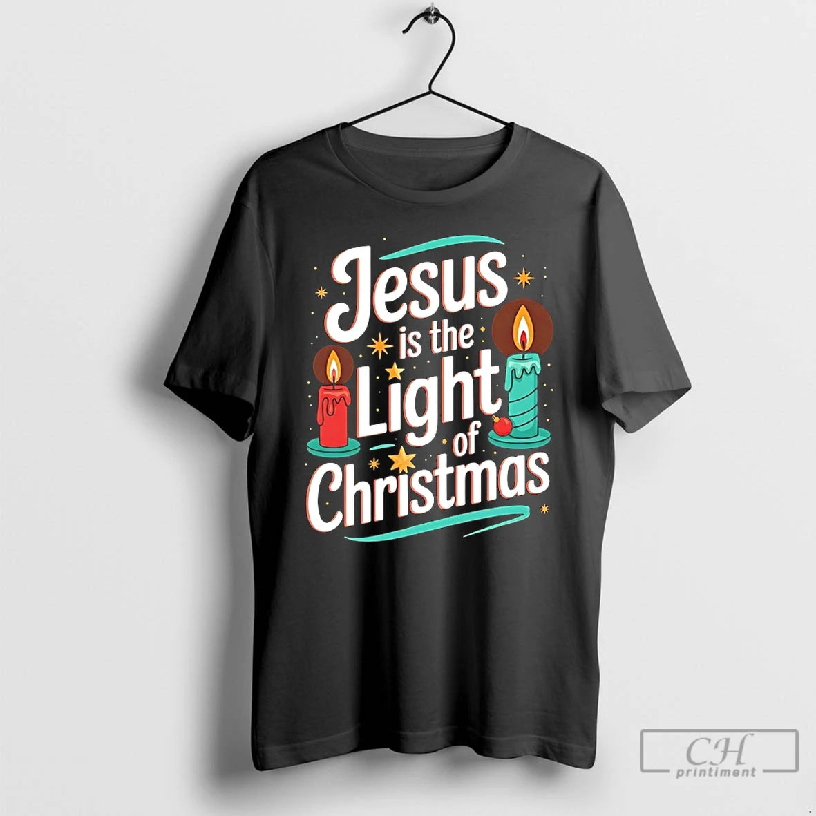 Premium Jesus Is The Light Of Christmas T-Shirts, Hoodie, Sweatshirt | PopFlextees.com