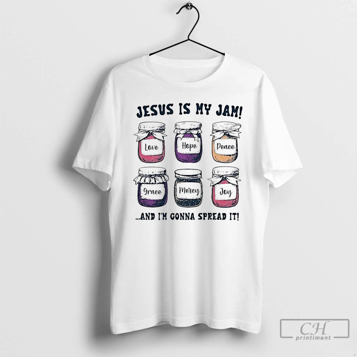 Premium Jesus Is My Jam And Im Gonna Spread It T-Shirts, Hoodie, Sweatshirt | PopFlextees.com