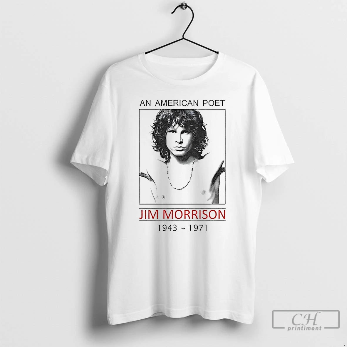 Premium Jim Morrison An American Poet 1943 1971 T-Shirts, Hoodie, Sweatshirt | PopFlextees.com