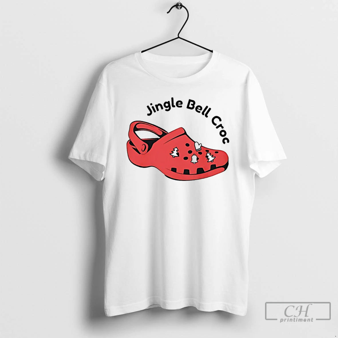 Premium Jingle Bell Croc Christmas T-Shirts, Hoodie, Sweatshirt | PopFlextees.com