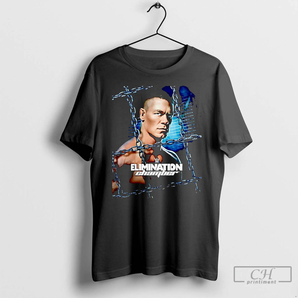 Premium John Cena Elimination Chamber Graphic Christmas T-Shirts, Hoodie, Sweatshirt | PopFlextees.com