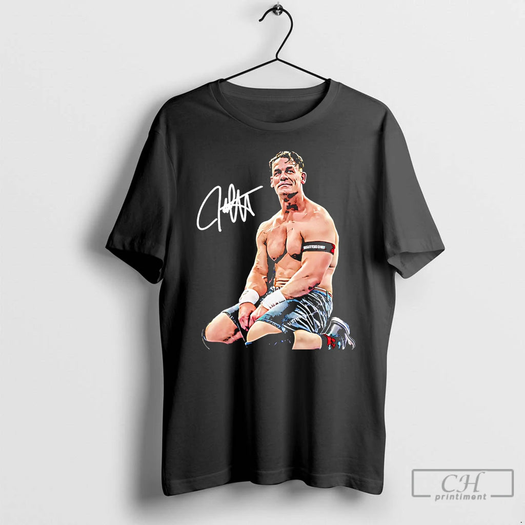 Premium John Cena Farewell Signature Christmas T-Shirts, Hoodie, Sweatshirt | PopFlextees.com
