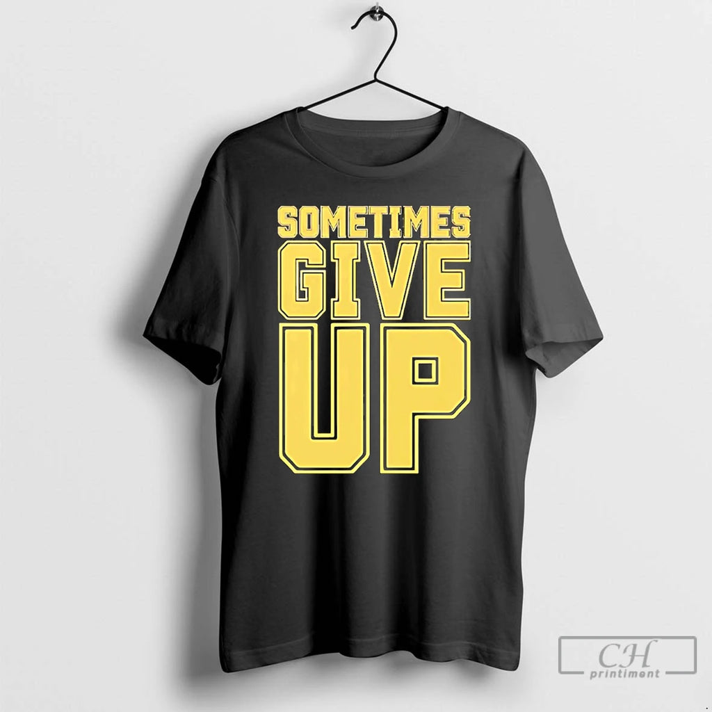 Premium John Cena Sometimes Give Up Text Christmas T-Shirts, Hoodie, Sweatshirt | PopFlextees.com