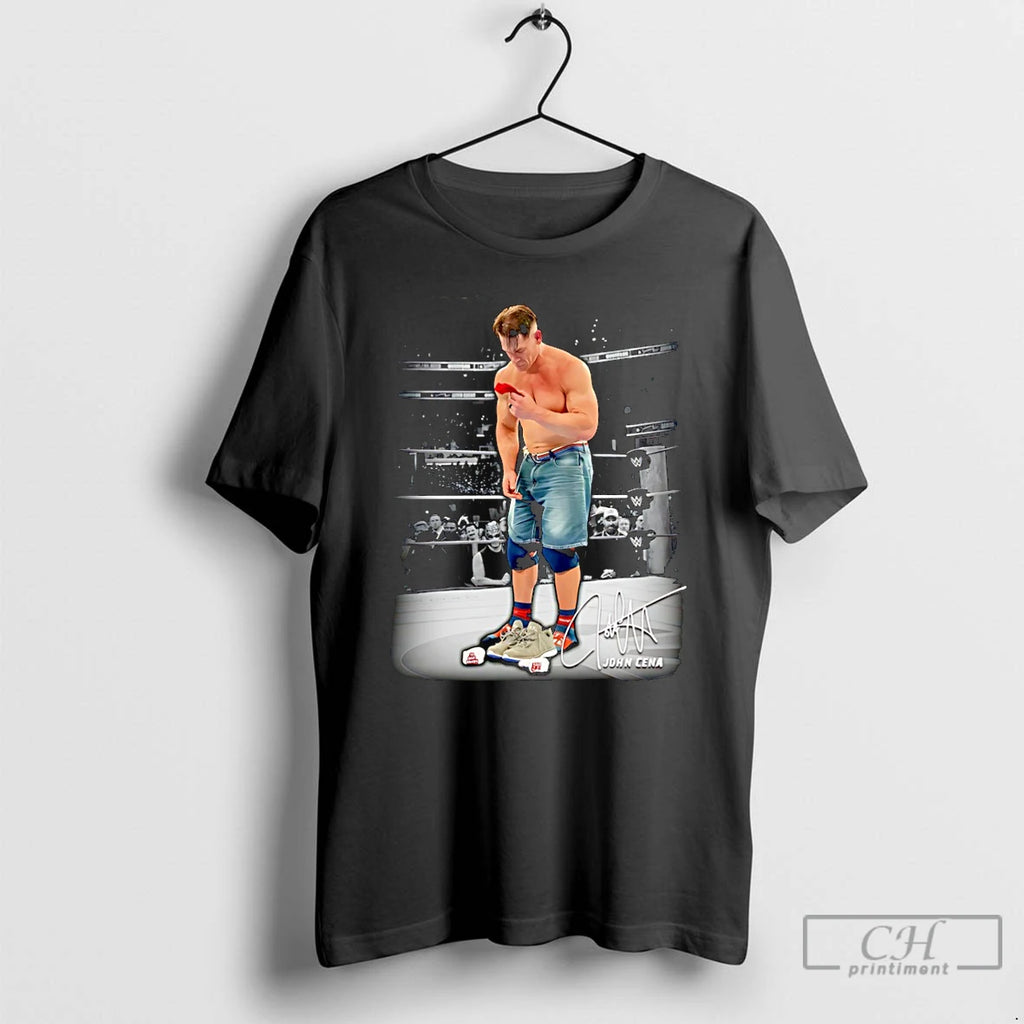 Premium John Cena Thank You Signature Graphic Christmas T-Shirts, Hoodie, Sweatshirt | PopFlextees.com