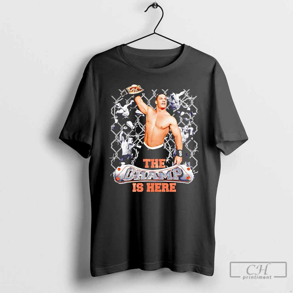 Premium John Cena The Champ Is Here T-Shirts, Hoodie, Sweatshirt | PopFlextees.com