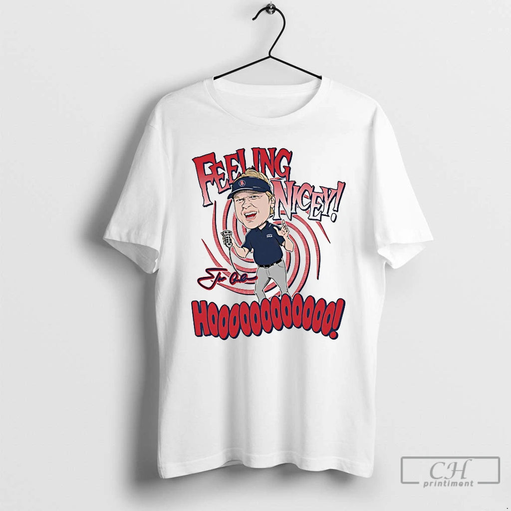 Premium Jon Gruden Feelin Nicey Hooo T-Shirts, Hoodie, Sweatshirt | PopFlextees.com