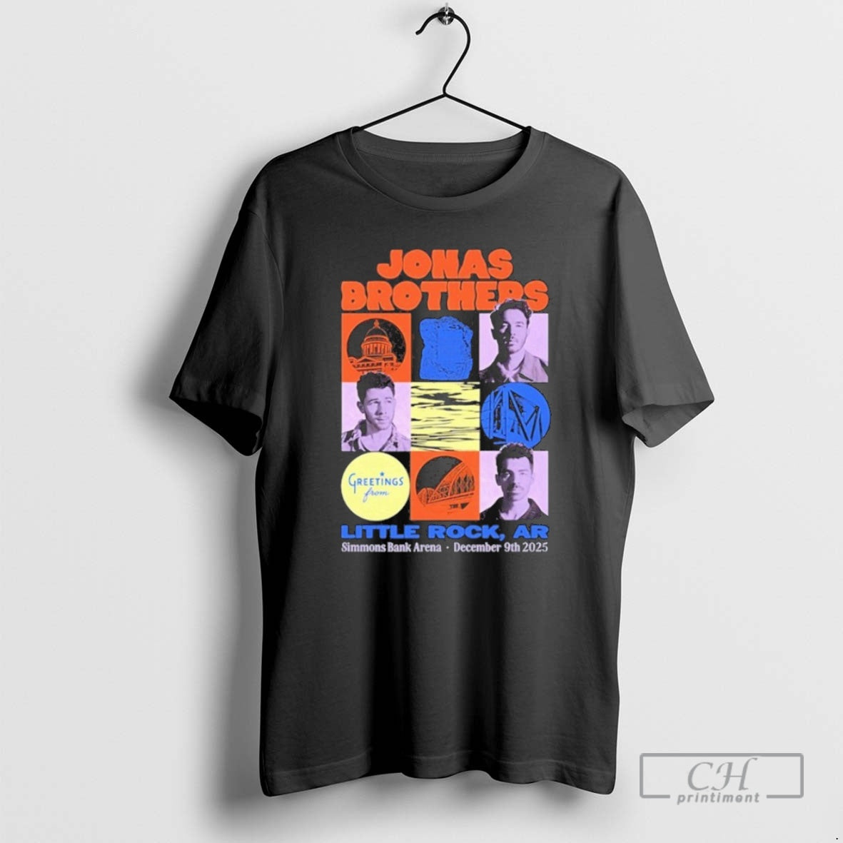 Jonas Brothers Simmons Bank Arena Little Rock Ar Dec 9 2025 Tour Shirt T-Shirts, Hoodie, Sweatshirt