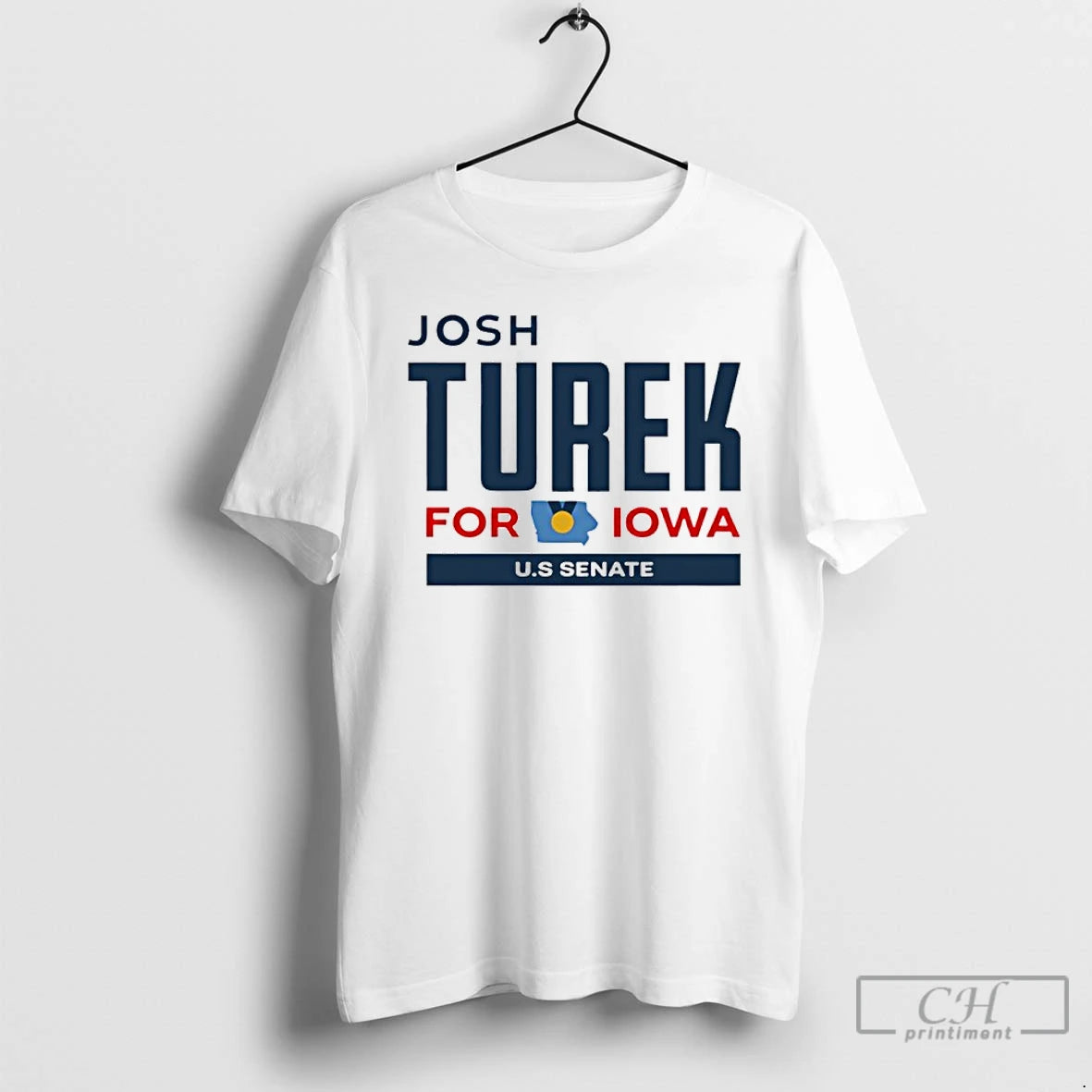 Premium Josh Turek For Iowa U S Senate Logo T-Shirts, Hoodie, Sweatshirt | PopFlextees.com