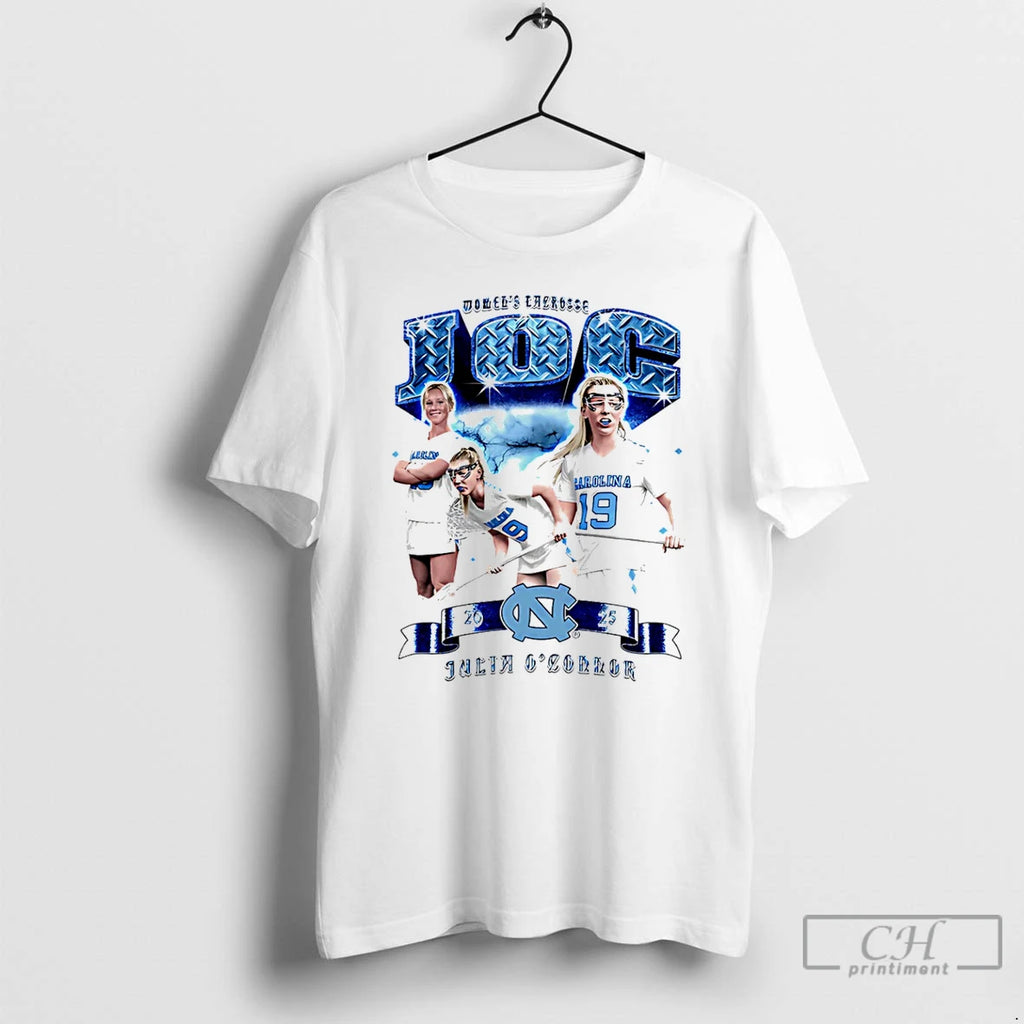 Premium Julia Oconnor North Carolina Lacrosse Graphic T-Shirts, Hoodie, Sweatshirt | PopFlextees.com