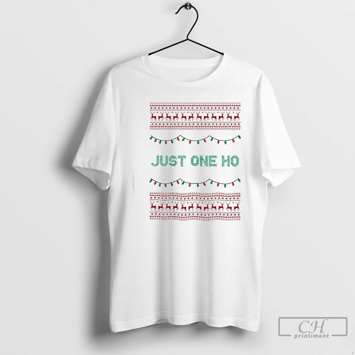 Premium Just One Ho Christmas T-Shirts, Hoodie, Sweatshirt | PopFlextees.com