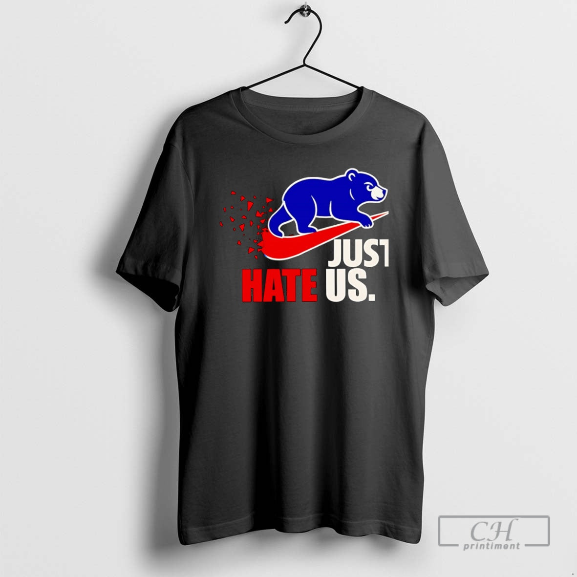 Just Hate Us Chicago Cubs Shirt T-Shirts, Hoodie, Sweatshirt