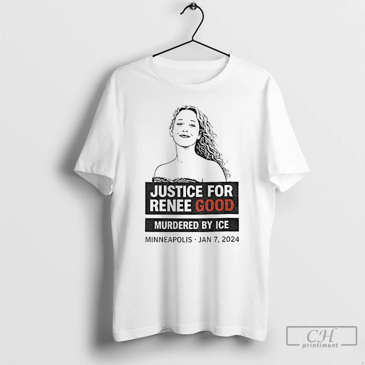 Premium Justice For Renee Nicole Good Murdered By Ice Minneapolis Protest T-Shirts, Hoodie, Sweatshirt | PopFlextees.com