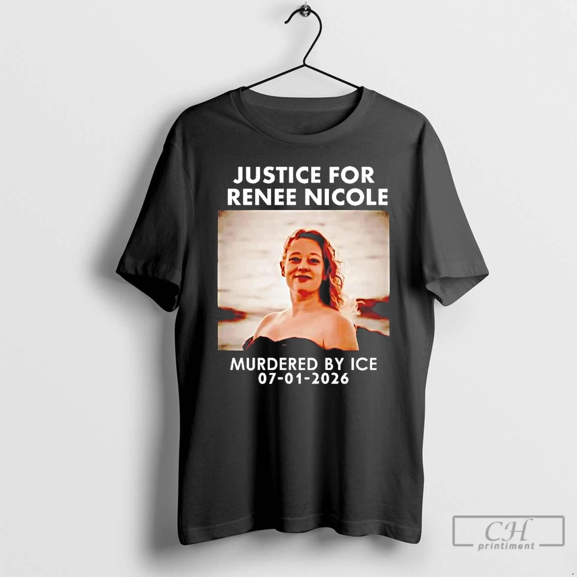 Premium Justice For Renee Nicole Good Murdered By Ice 2026 T-Shirts, Hoodie, Sweatshirt | PopFlextees.com